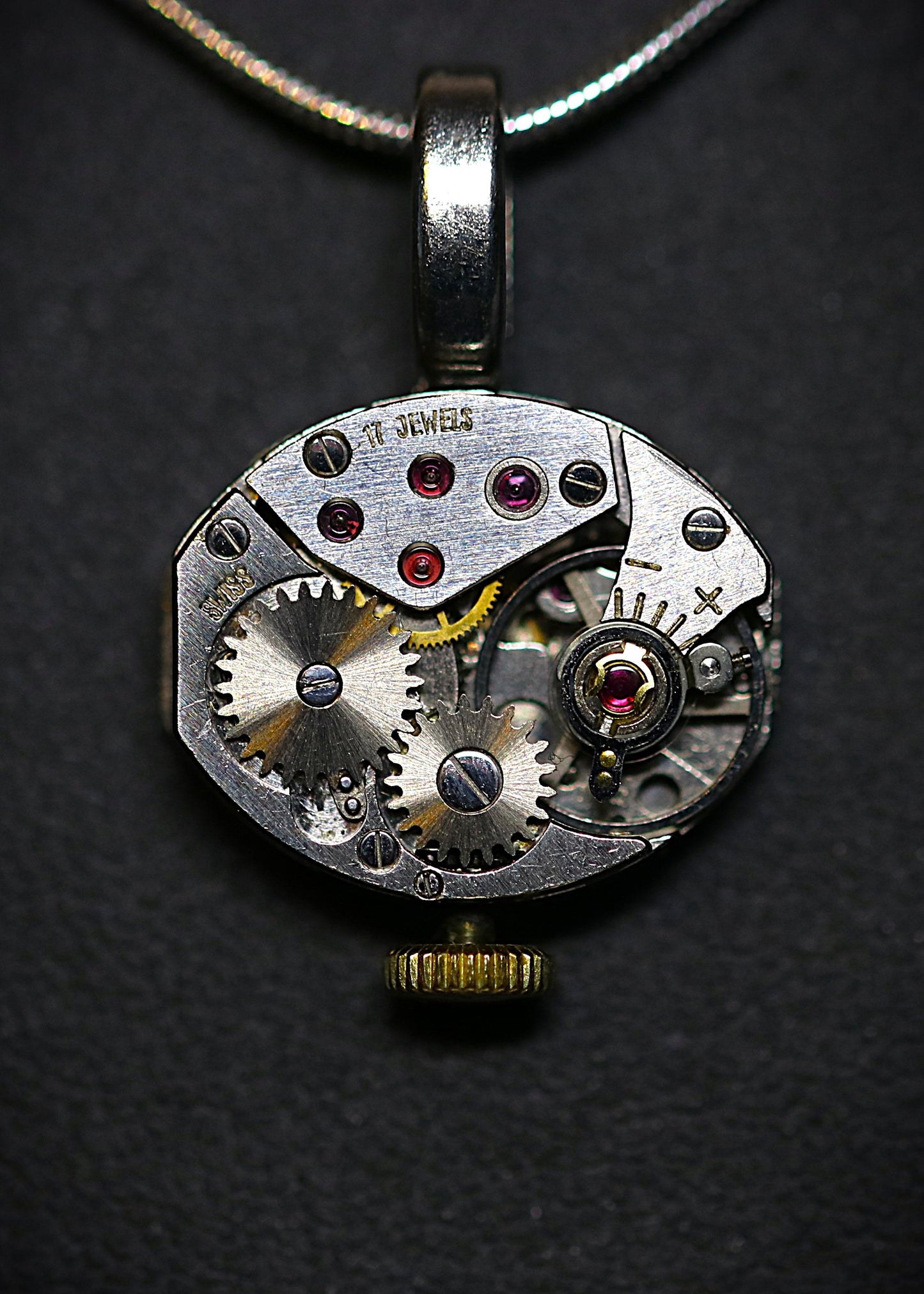 Necklace Oval with Crown