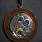 Necklace Swiss with Bevelled Edge in Wooden Surround