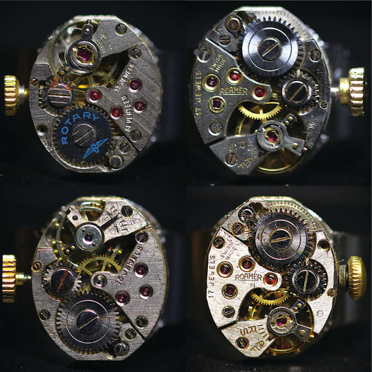 Ring Oval with Crown